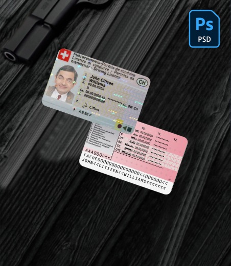 Switzerland driving license PSD